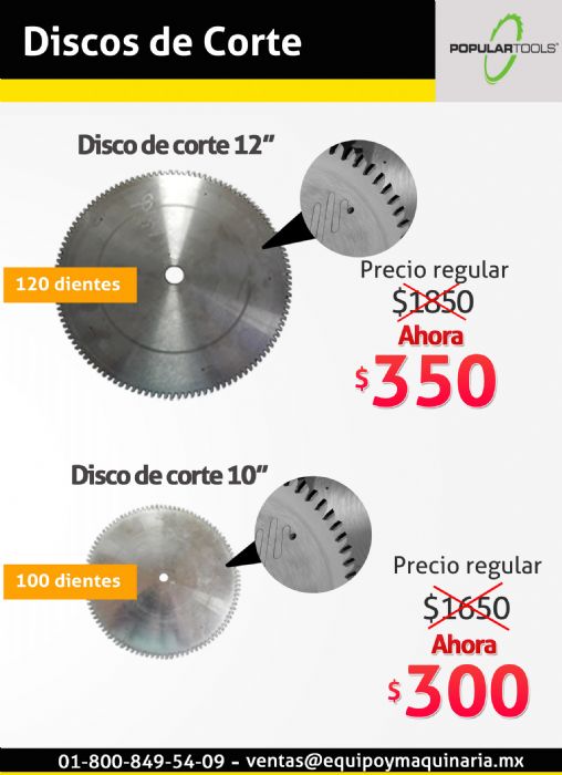 Discos de Corte para Madera